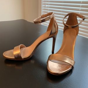 A New Day Rose Gold Sandal Heels